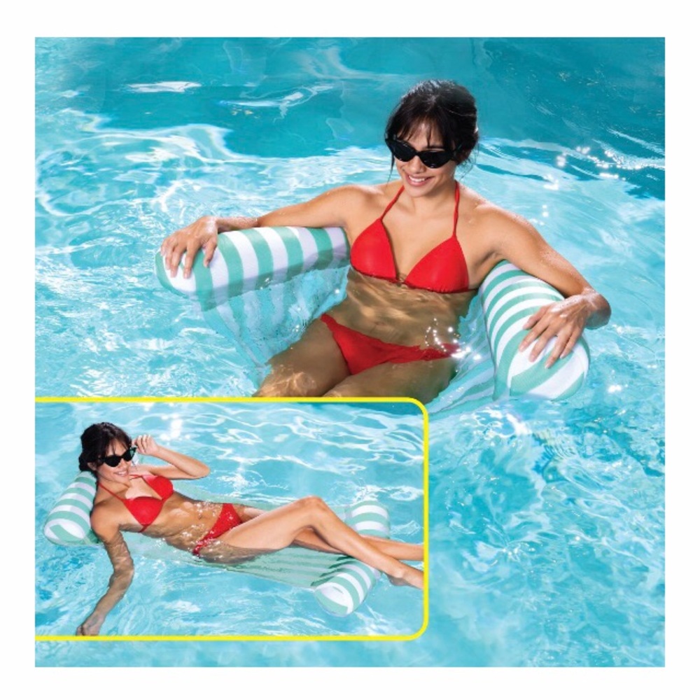 Hammock-Float - White Striped Comfy Floats